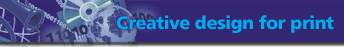 Creative design for print: portfolio of work page 1 of 4