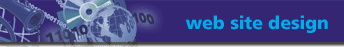 Web site design: portfolio of work page  1 of 3
