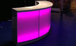 LED backlit bar octants